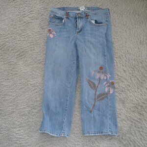 Z Cavaricci Beaded Denim Women's Vintage Jeans Size 14